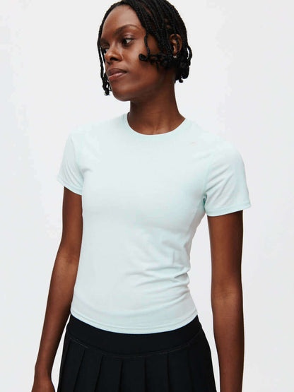 ThinkFast Jersey Baby Tee Aura