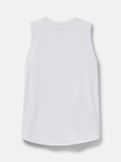 ThinkFast Mesh Muscle Tank Brilliant White
