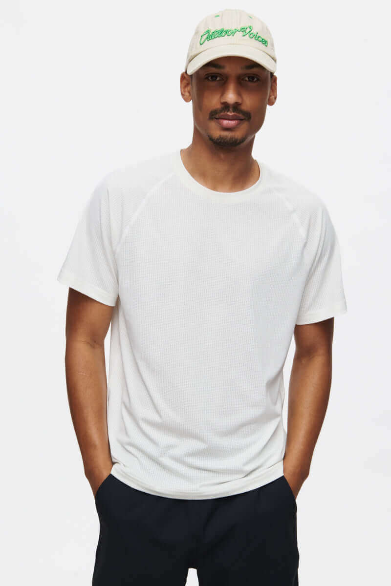 ThinkFast Mesh Shortsleeve Milk Stone