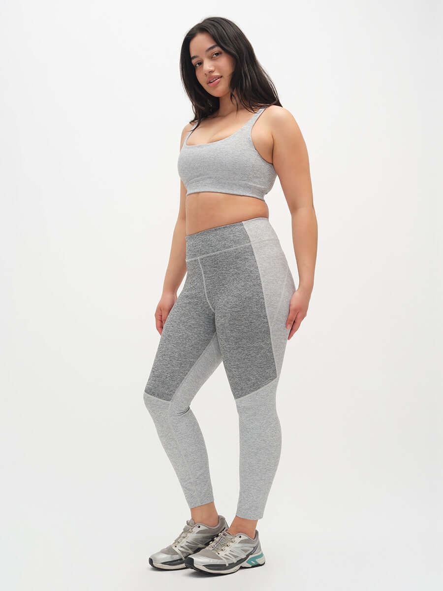 Two Tone 7/8 Legging Dove/Ash