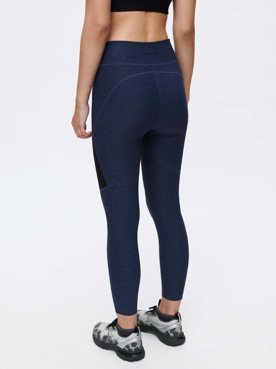 Two Tone 7/8 Legging Black/Navy
