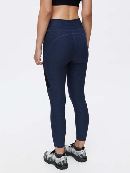Two Tone 7/8 Legging Black/Navy