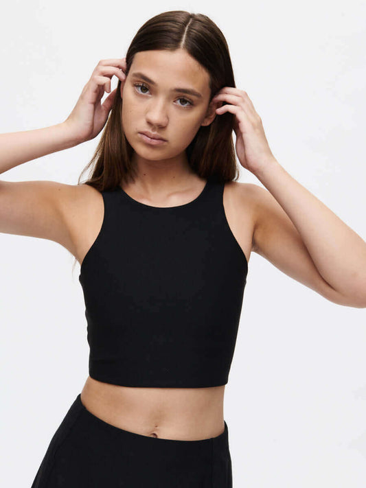 Venus Crop Top Black