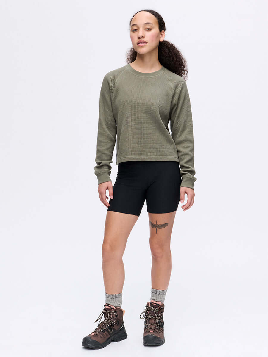 Waffle Longsleeve Tea Tree
