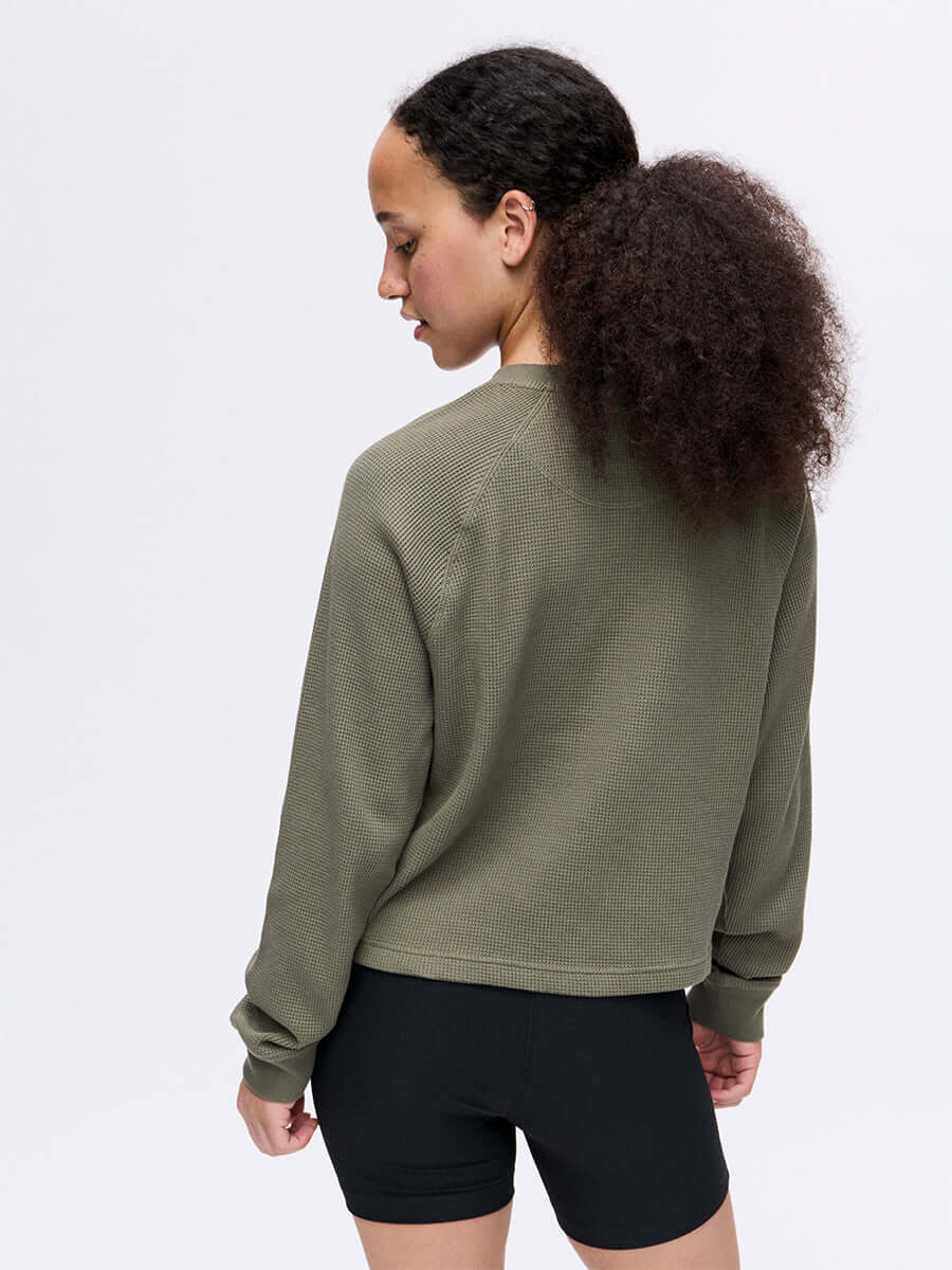 Waffle Longsleeve Tea Tree