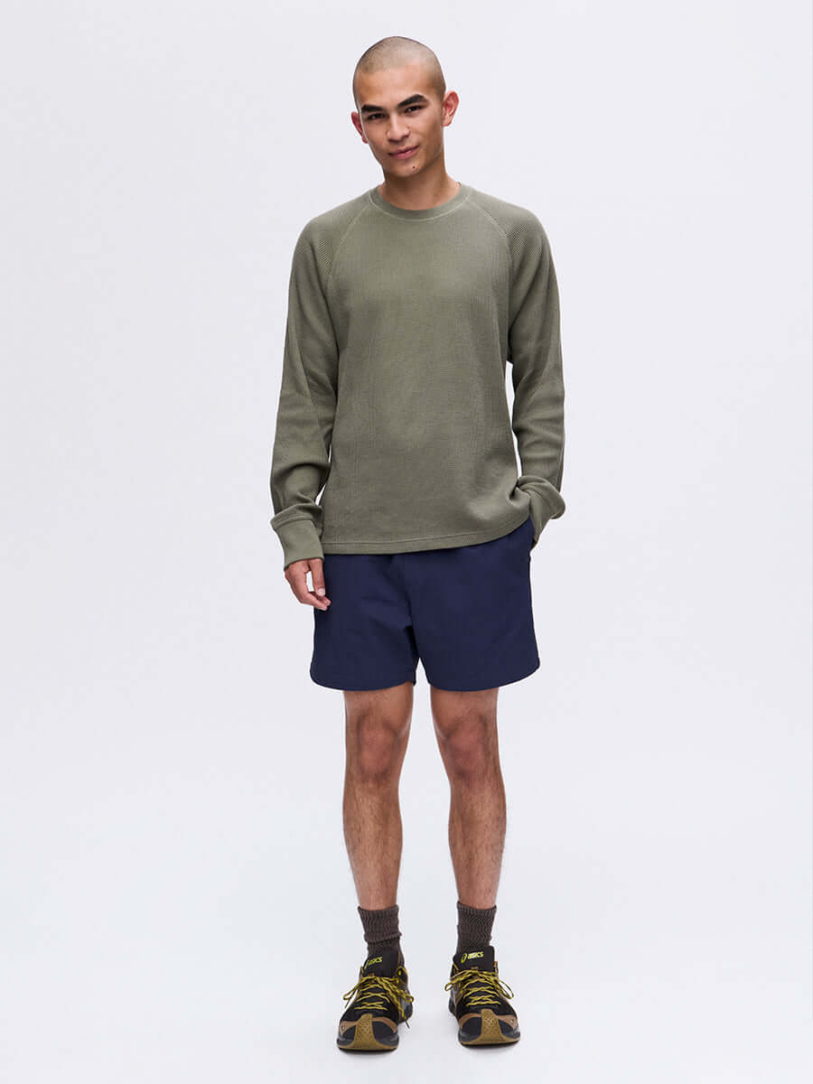 Waffle Longsleeve Tea Tree