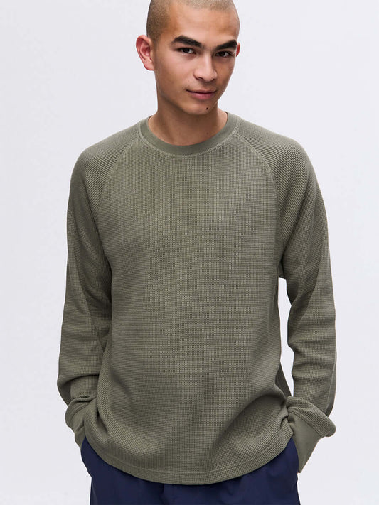 Waffle Longsleeve Tea Tree